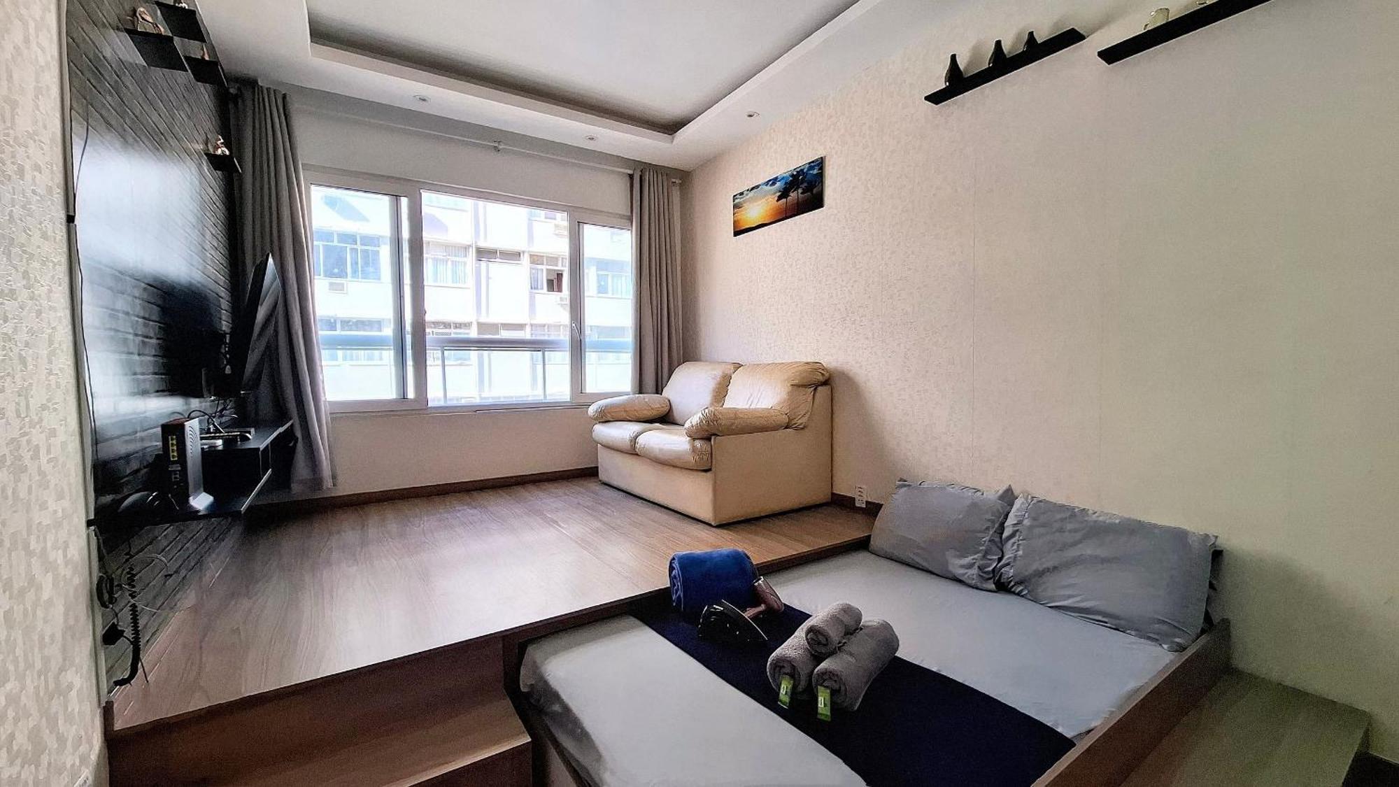 ריו דה ז'ניירו Design Copacabana - 4 Hospedes, Praia E Conforto! מראה חיצוני תמונה